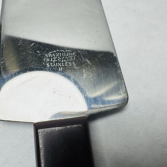 Vintage STANHOME Stainless Retro Cake Pie Knife Bakelite Handle & Cheese Slicer - Picture 7 of 8